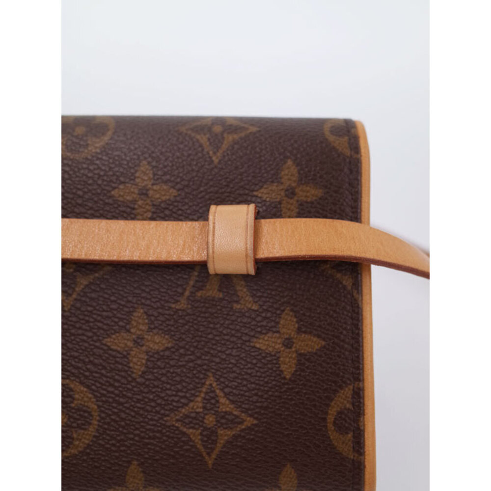 Louis Vuitton Monogram Leather Brown Pochette Florentine Waist Pouch - Picture 7 of 9